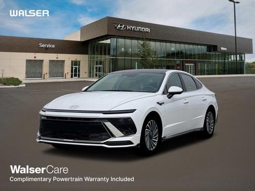 Serenity White 2026 Hyundai SONATA Hybrid Limited