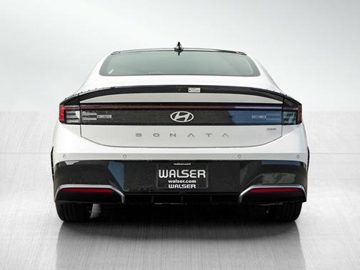 Serenity White 2026 Hyundai SONATA Hybrid Limited