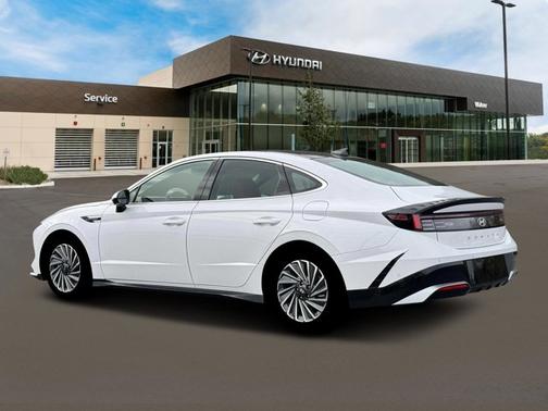 Serenity White 2026 Hyundai SONATA Hybrid Limited