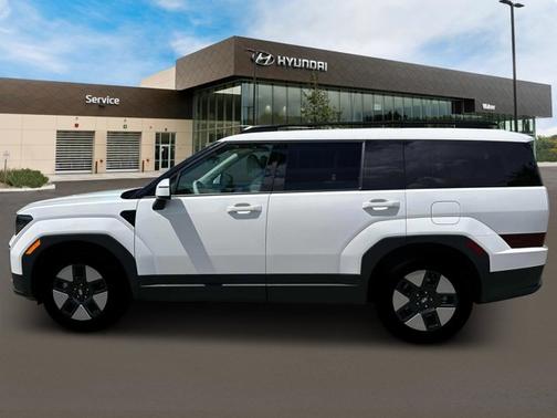 Serenity White 2026 Hyundai SANTA FE HEV SEL