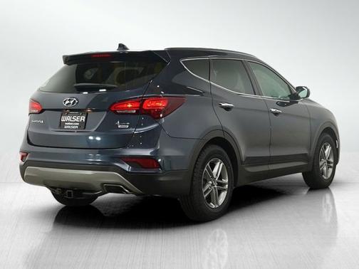 Blue 2018 Hyundai Santa Fe Sport 2.4L