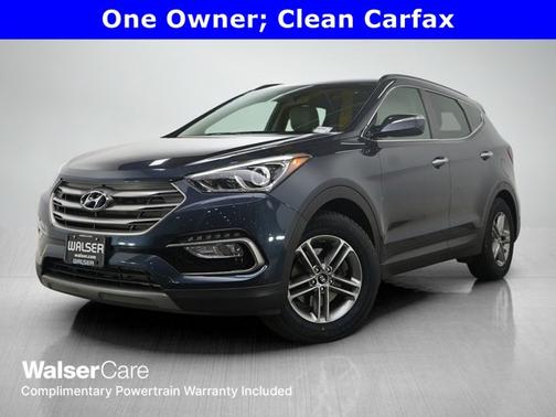 Blue 2018 Hyundai Santa Fe Sport 2.4L