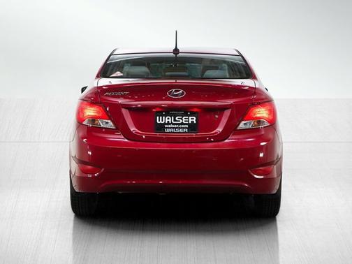 Red 2015 Hyundai Accent GLS