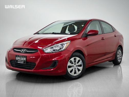 Red 2015 Hyundai Accent GLS