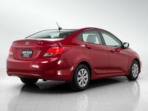 Red 2015 Hyundai Accent GLS
