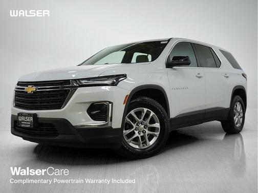 Summit White 2023 Chevrolet Traverse LS