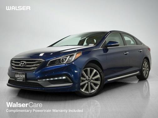 Lakeside Blue 2017 Hyundai SONATA Limited