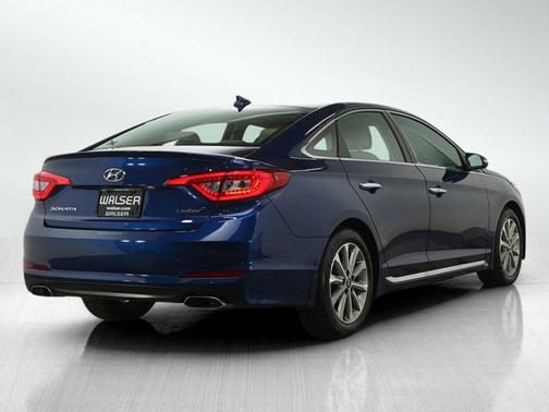 Lakeside Blue 2017 Hyundai SONATA Limited