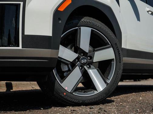 Serenity White 2026 Hyundai SANTA FE HEV Limited 7P