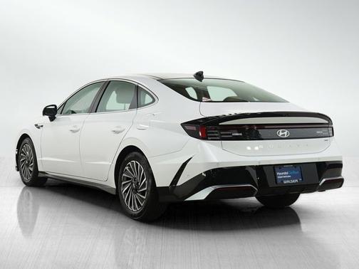 Serenity White 2025 Hyundai SONATA Hybrid Limited