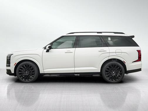 Creamy White Pearl 2027 Hyundai Palisade Hybrid Calligraphy Black Ink