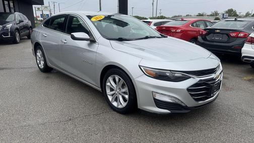 Silver 2021 Chevrolet Malibu LT
