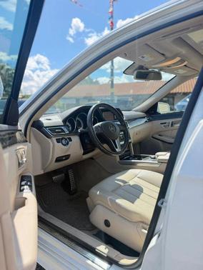 White 2015 Mercedes-Benz E-Class E 400 Sedan 4D