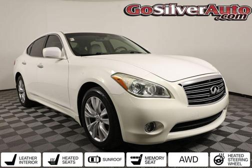 Moonlight White 2011 INFINITI M56x Base