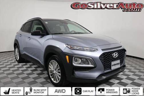 Sonic Silver w/Black Roof 2020 Hyundai KONA SEL