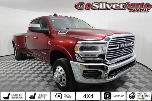 Delmonico Red Pearlcoat 2021 RAM 3500 Laramie Crew Cab 4x4 8' Box