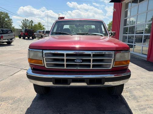 Red 1997 Ford F-250 SuperCab H/D