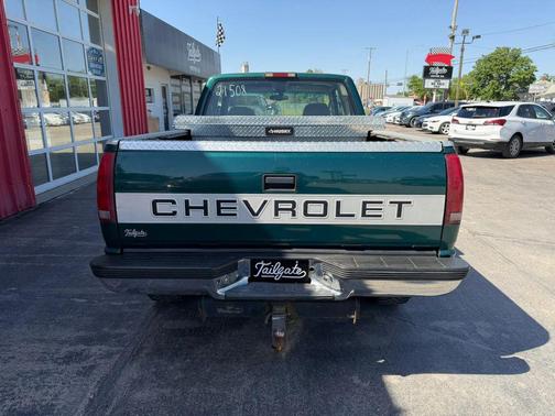 Green 1997 Chevrolet 1500 Short Bed