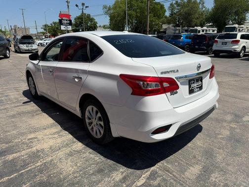 White 2019 Nissan Sentra SV
