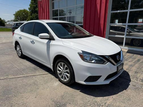 White 2019 Nissan Sentra SV