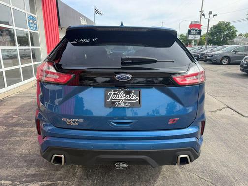 Blue 2019 Ford Edge ST