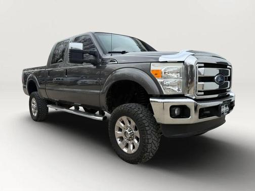 Gray 2016 Ford F-250 Lariat