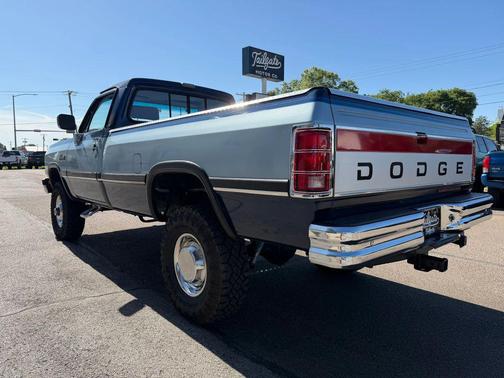 Blue 1993 Dodge W250 Long Bed