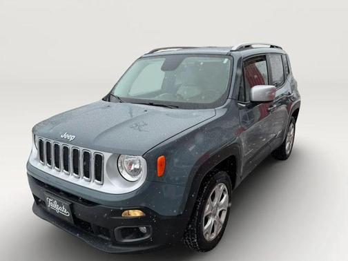 Blue 2017 Jeep Renegade Limited