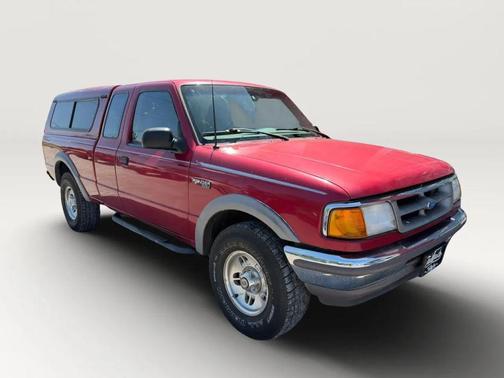Red 1996 Ford Ranger Splash SuperCab