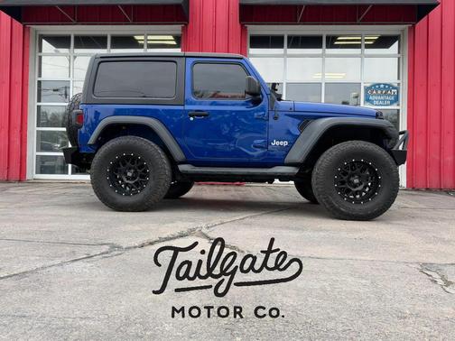 Blue 2018 Jeep Wrangler Sport S
