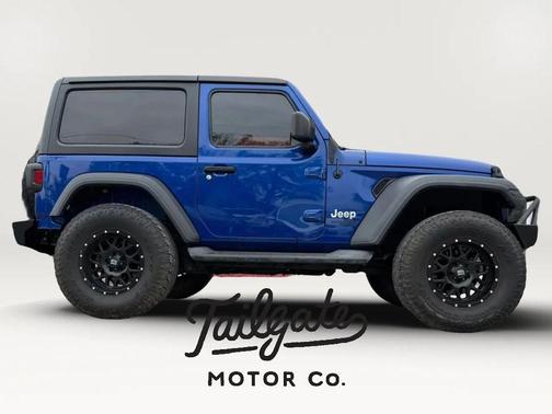 Blue 2018 Jeep Wrangler Sport S