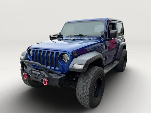 Blue 2018 Jeep Wrangler Sport S