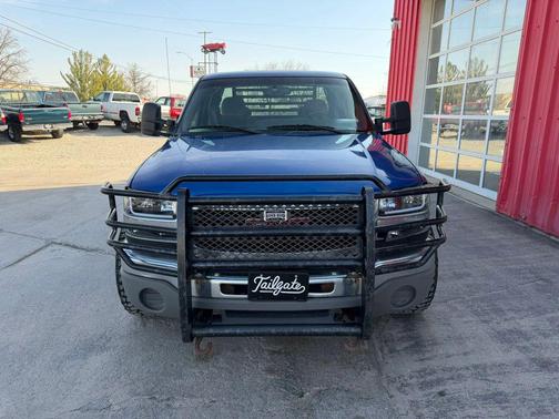 Blue 2003 GMC Sierra 2500 SLE H/D Extended Cab