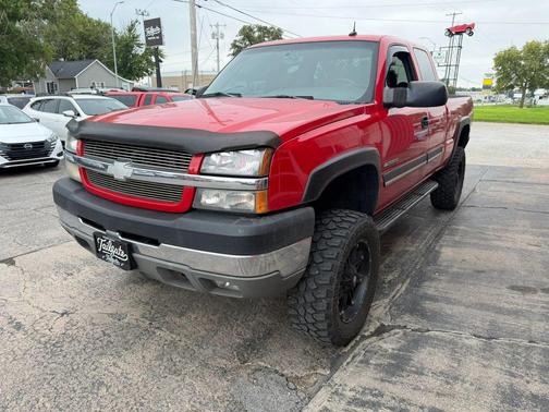 Red 2003 Chevrolet Silverado 2500 LT H/D Extended Cab