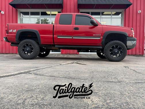 Red 2003 Chevrolet Silverado 2500 LT H/D Extended Cab