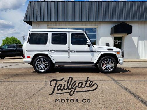 White 2014 Mercedes-Benz G-Class G 63 AMG 4MATIC Sport Utility 4D