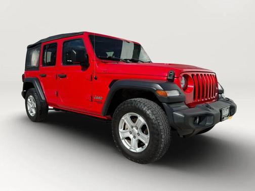 Red 2019 Jeep Wrangler Unlimited Sport