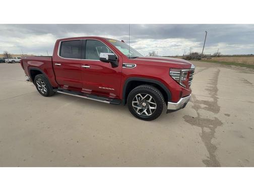 Volcanic Red 2024 GMC Sierra 1500 SLT