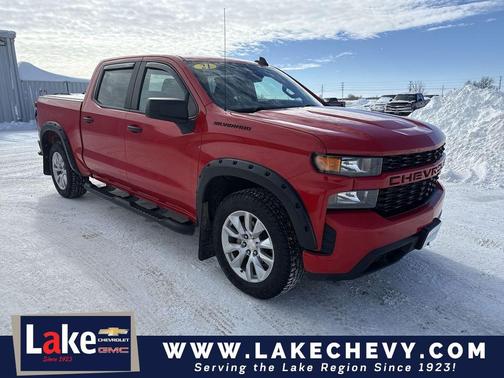 Red 2021 Chevrolet Silverado 1500 Custom