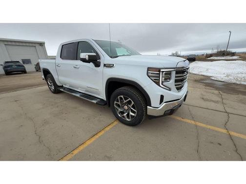 Glacier White 2026 GMC Sierra 1500 SLT