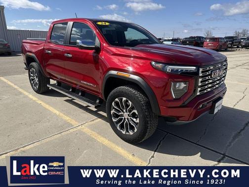 Volcanic Red 2024 GMC Canyon Denali