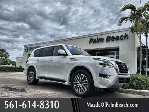 Aspen White 2024 Nissan Armada SL