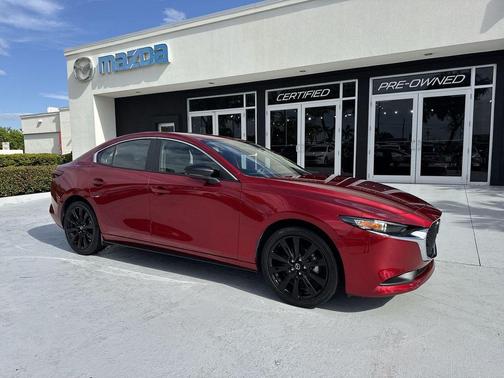 Soul Red Crystal Metallic 2025 Mazda Mazda3 FWD w/Select Package