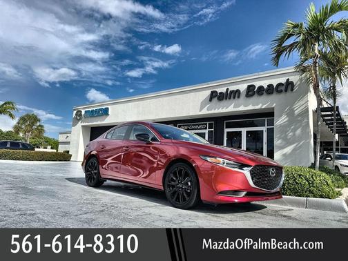 Soul Red Crystal Metallic 2025 Mazda Mazda3 FWD w/Select Package