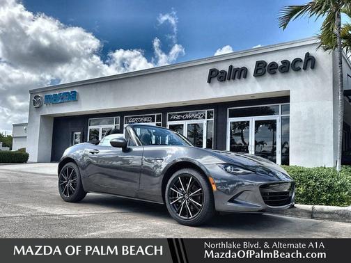 Machine Gray Metallic 2026 Mazda MX-5 Miata Grand Touring