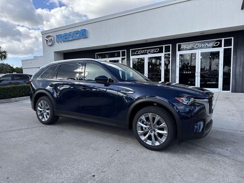 Deep Crystal Blue Mica 2026 Mazda CX-90 Preferred