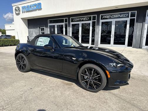 Jet Black Mica 2026 Mazda MX-5 Miata Grand Touring