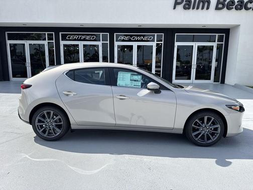 Platinum Quartz Metallic 2026 Mazda Mazda3 FWD w/Preferred Package