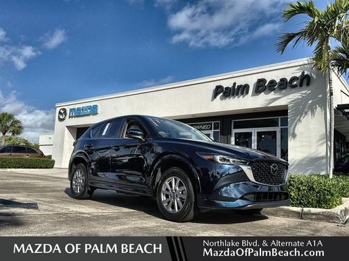 Deep Crystal Blue Mica 2024 Mazda CX-5 2.5 S Preferred Package