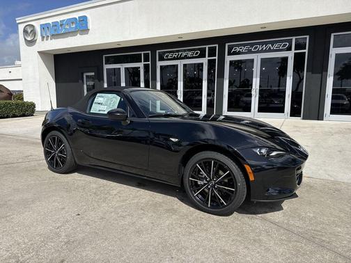 Jet Black Mica 2026 Mazda MX-5 Miata Grand Touring